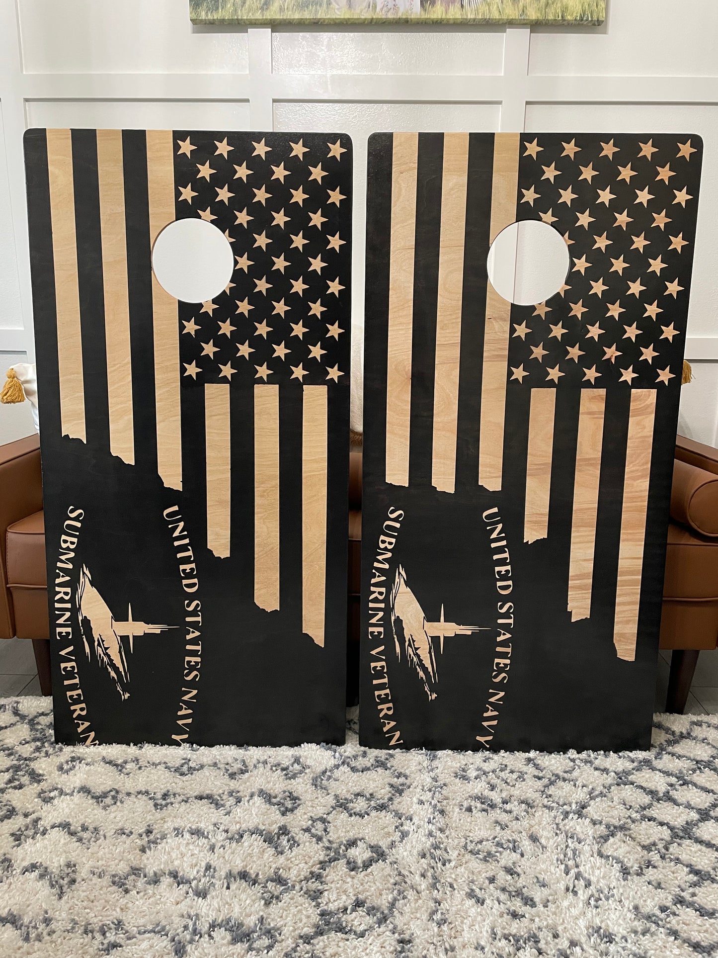 American Flag with Custom Image