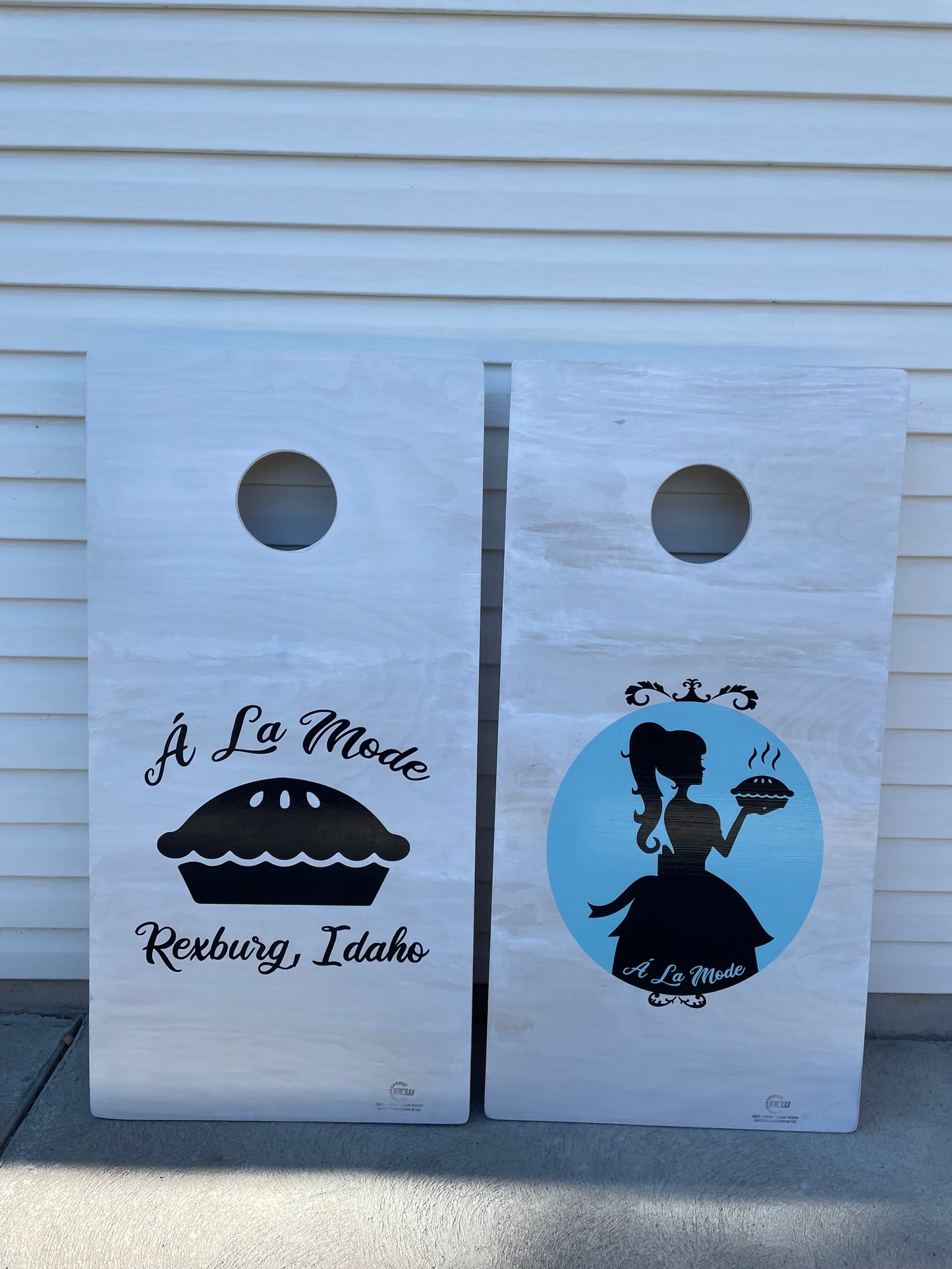 Single Color Stain with Custom Image filled in